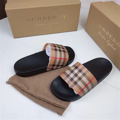 slippers burberry|Burberry slippers for ladies.